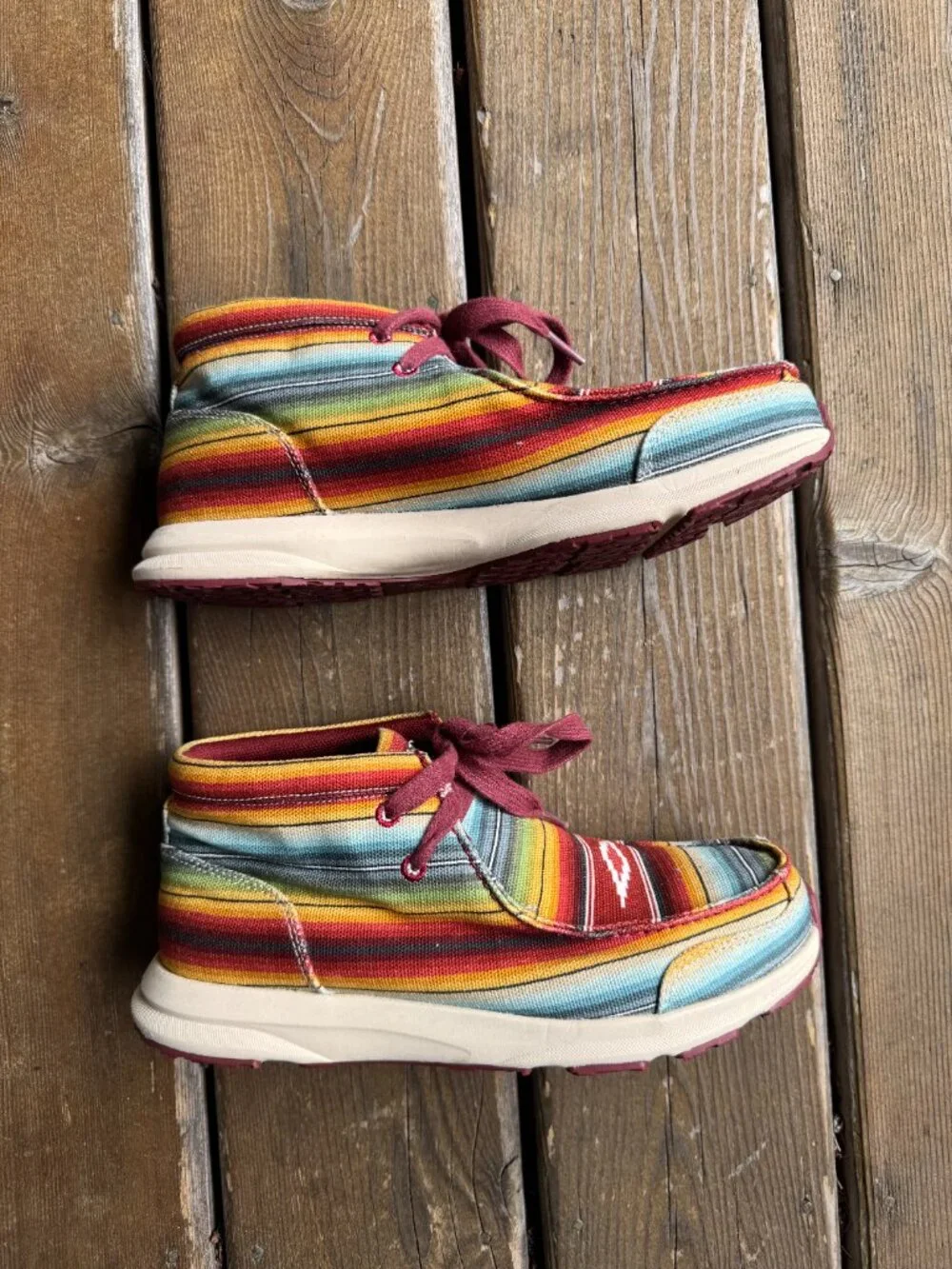 Ariat Santa Fe Spitfire Serape High Top Lace Up Shoes in Women's 7B